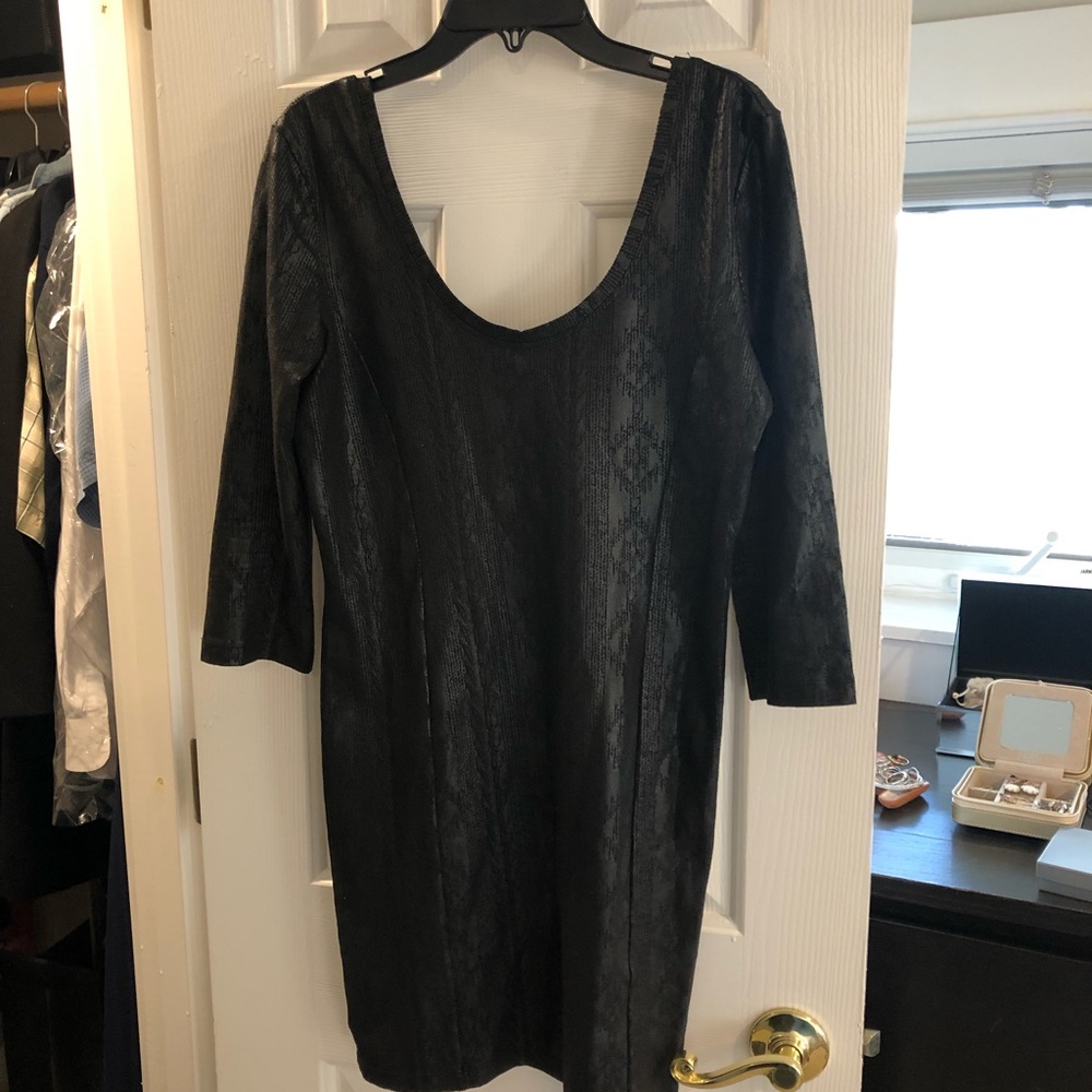 Obey propaganda black body con dress